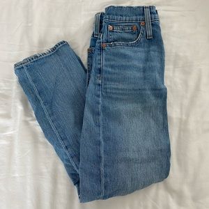 Madewell Classic Straight Jeans in Meadowland Wash